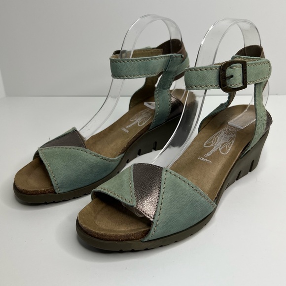 Fly London Imat Ankle Strap Wedge Sandal - Picture 1 of 14